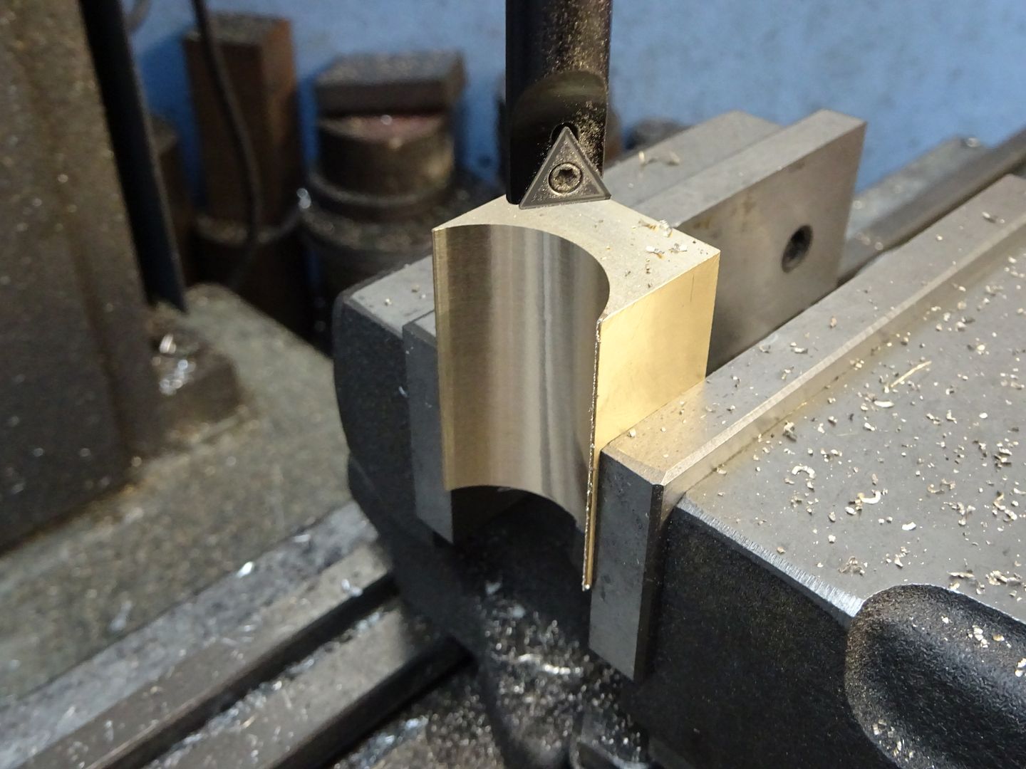 Boring a circular groove Model Engineer